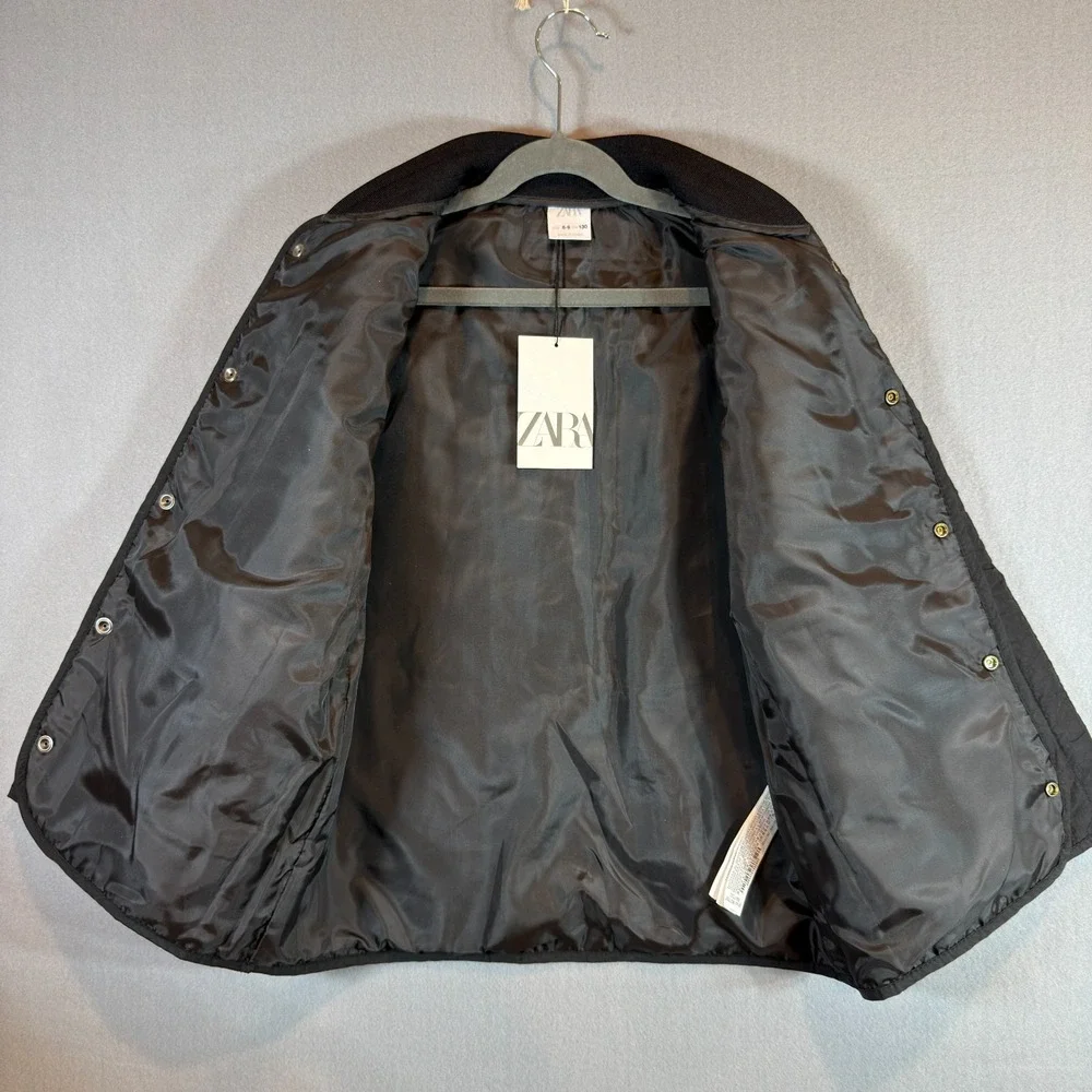 Zara Kids‎ Quilted Bomber Jacket Light Padded Coat Boys Size 8-9 Years